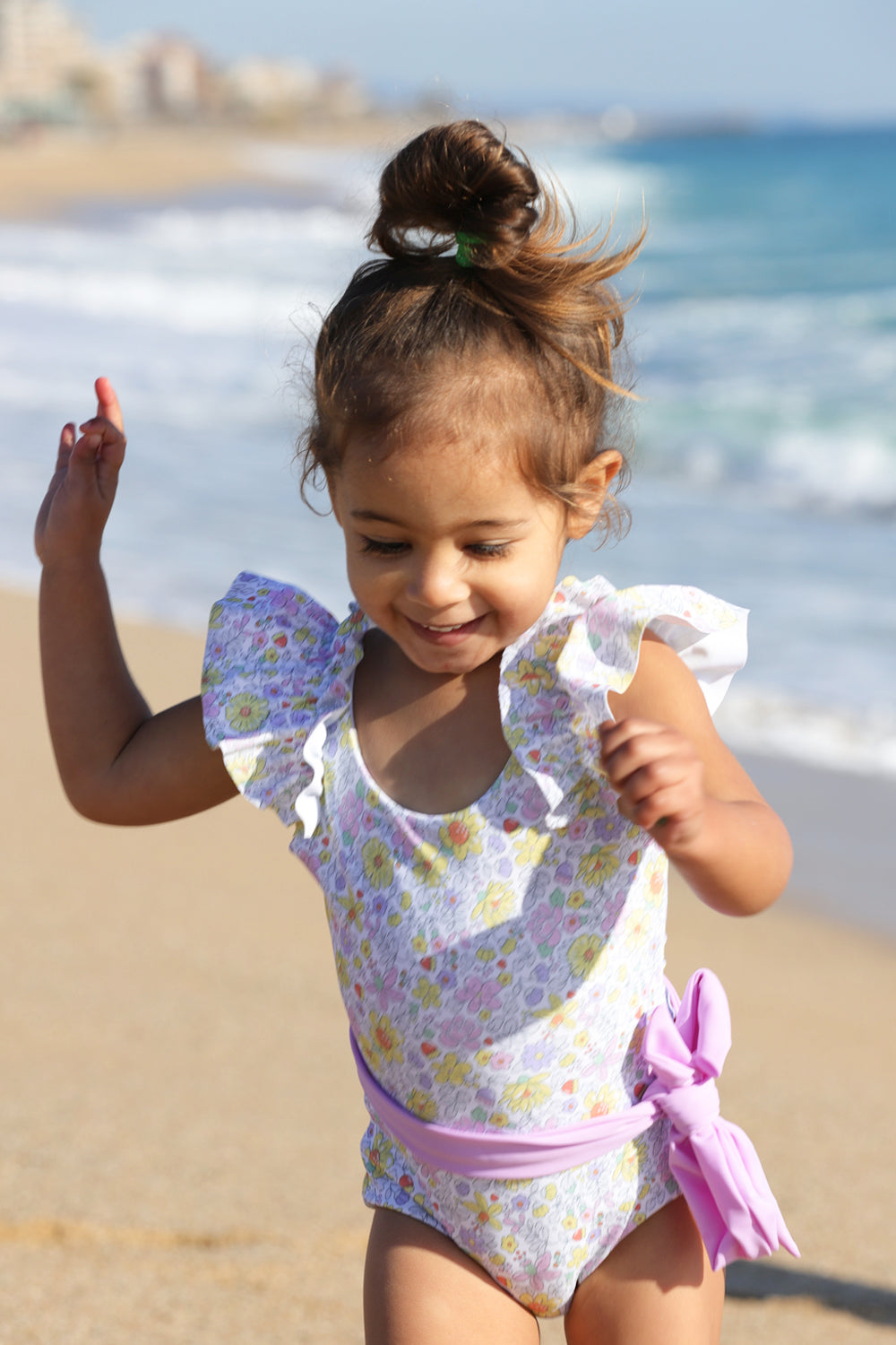 Ruffled Lila One Piece Mini